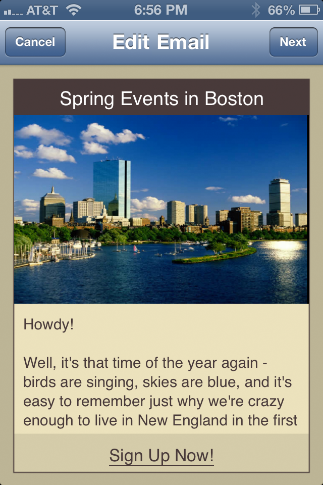 iPhone Screenshot 1